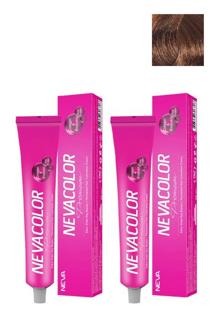 Permanent hair dye 50g tube chestnut Nevacolor