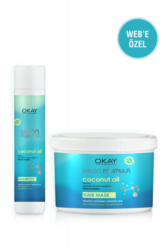 Coconut Shampoo + Hair Mask Salon Formula 2 Pieces